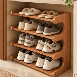 Étagère à chaussures courbée – modèle bas