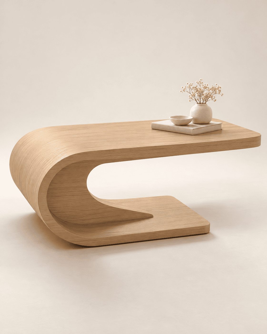 Table basse en C – modèle ouvert – Image 2
