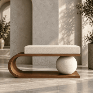 Banc à sphère – socle en C